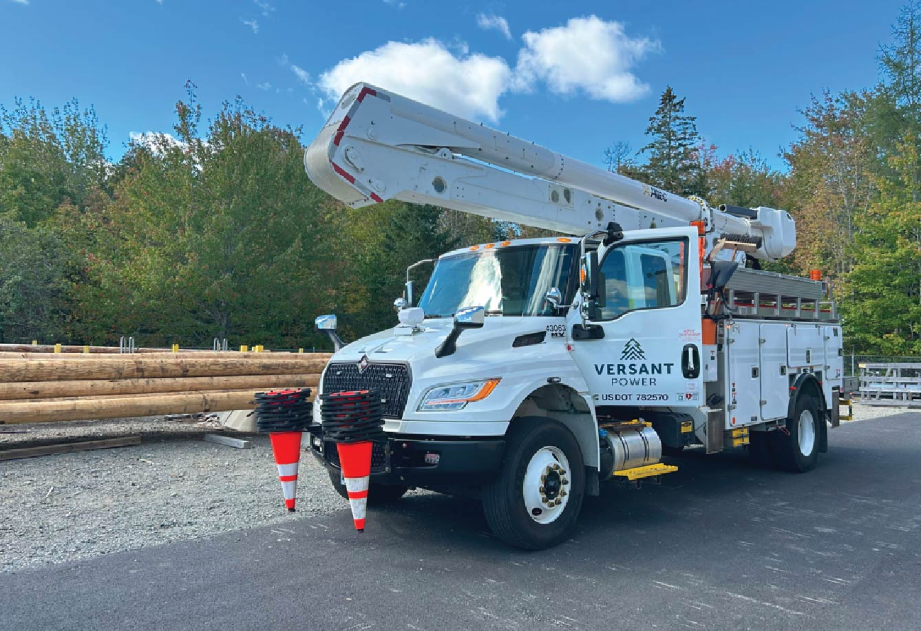 Versant Power utility truck